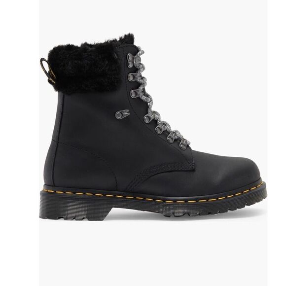 Dr. Martens | 1460 Serena Faux Fur Trim Boot - Picture 3 of 9